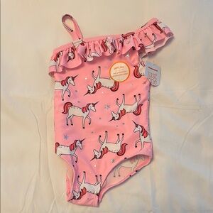 Pink Unicorn Swimsuit 6M